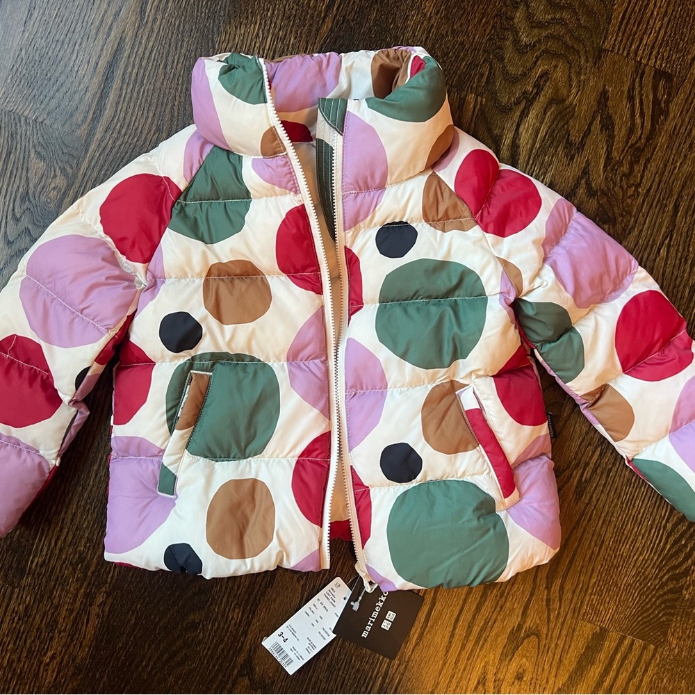 Uniqlo x Marimekko Kids puffer jacket- NEW with tags
